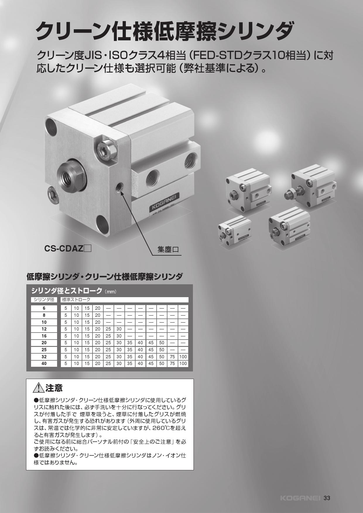 コガネイ（KOGANEI） ジグシリンダCシリーズ 耐横荷重 複動形 CBDAS32X10-7-ZE202A2 1個（直送品